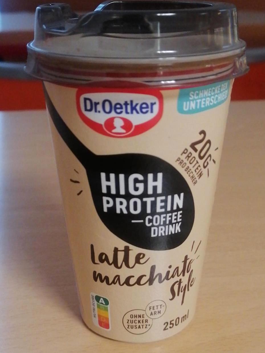 Képek - High protein coffee drink - Latte macchiato style Dr.Oetker