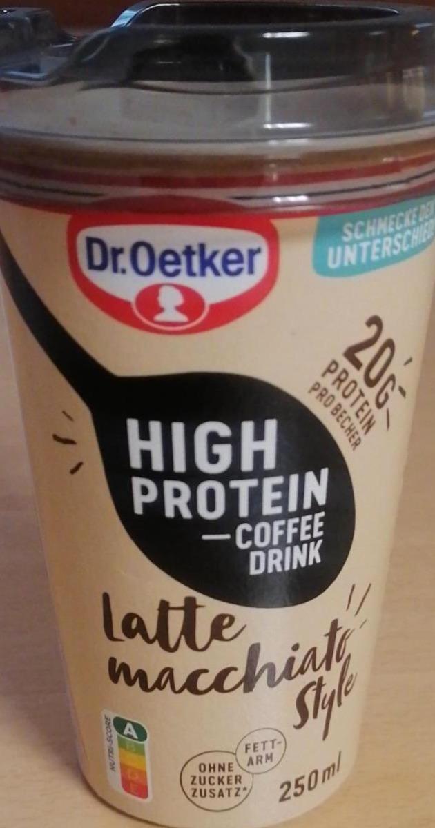 Képek - High protein coffee drink latte macchiato style Dr.Oetker