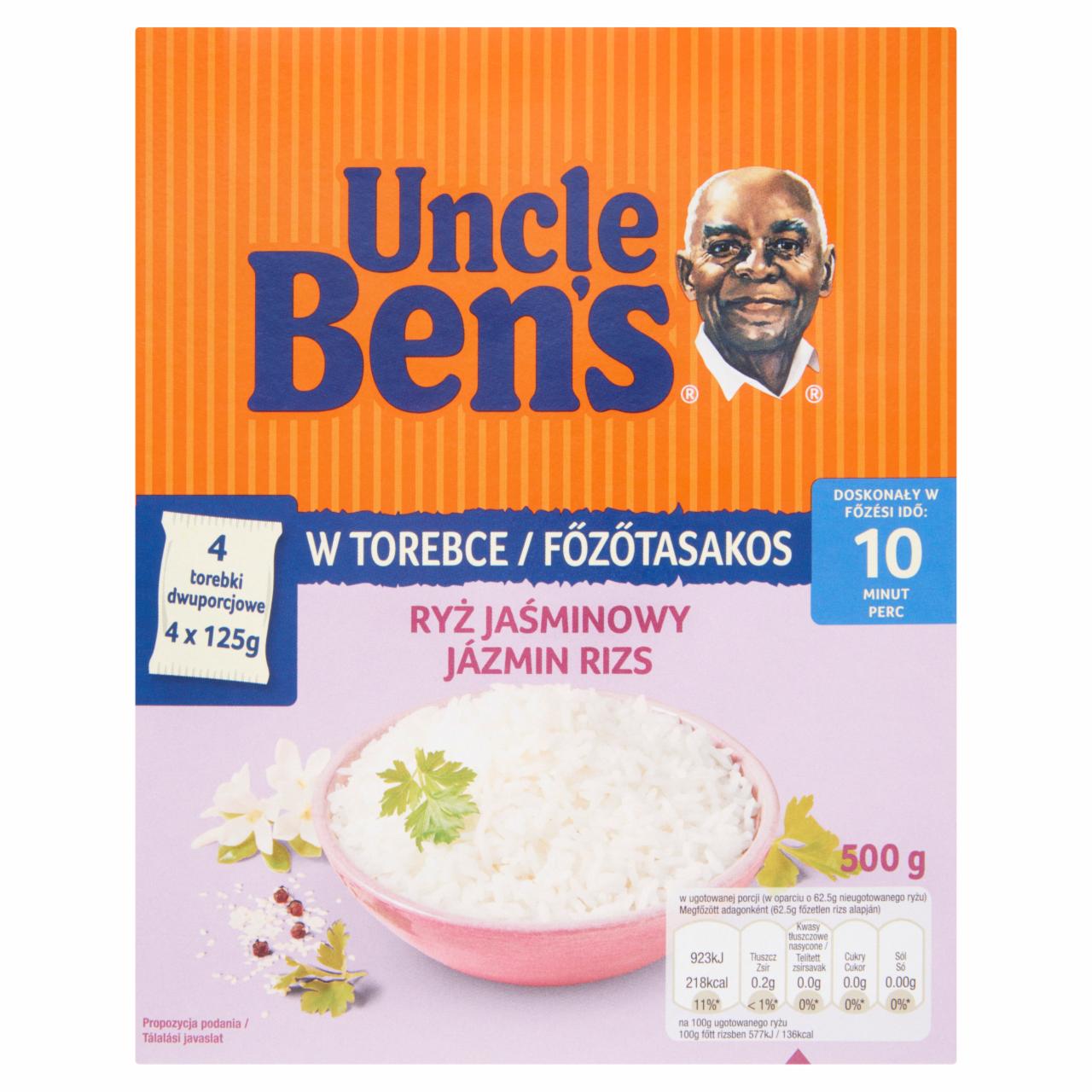 Képek - Uncle Ben's főzőtasakos jázmin rizs 500 g