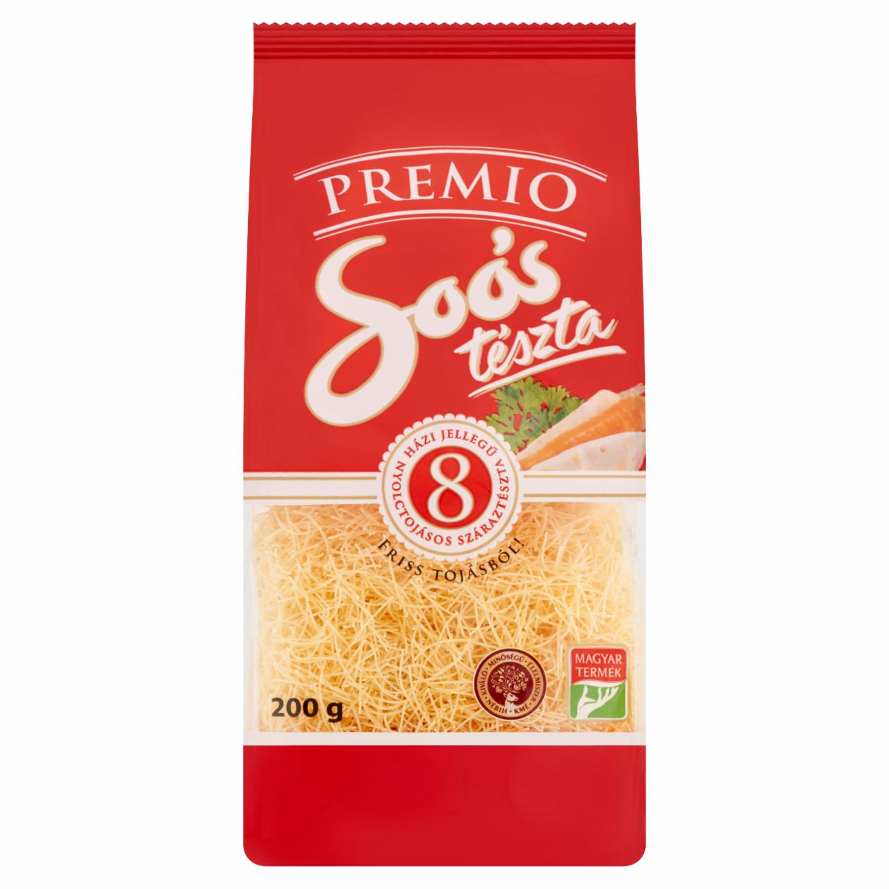 Képek - Soós Premio boglyascérna házi jellegű nyolctojásos száraztészta 200 g