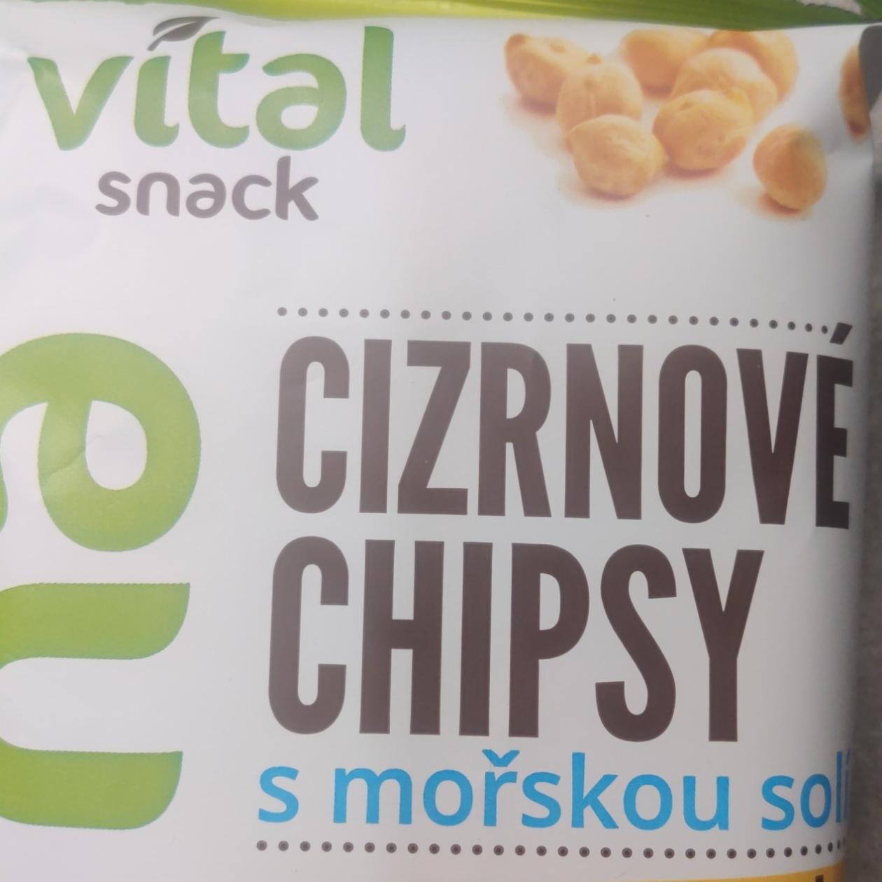 Képek - Cizrnové chipsy s mořskou solí Vital snack