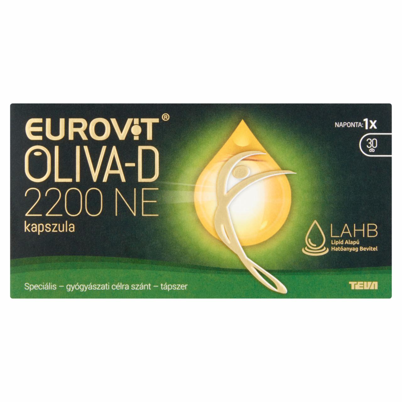 Képek - Eurovit Oliva-D 2200 NE kapszula 30 db