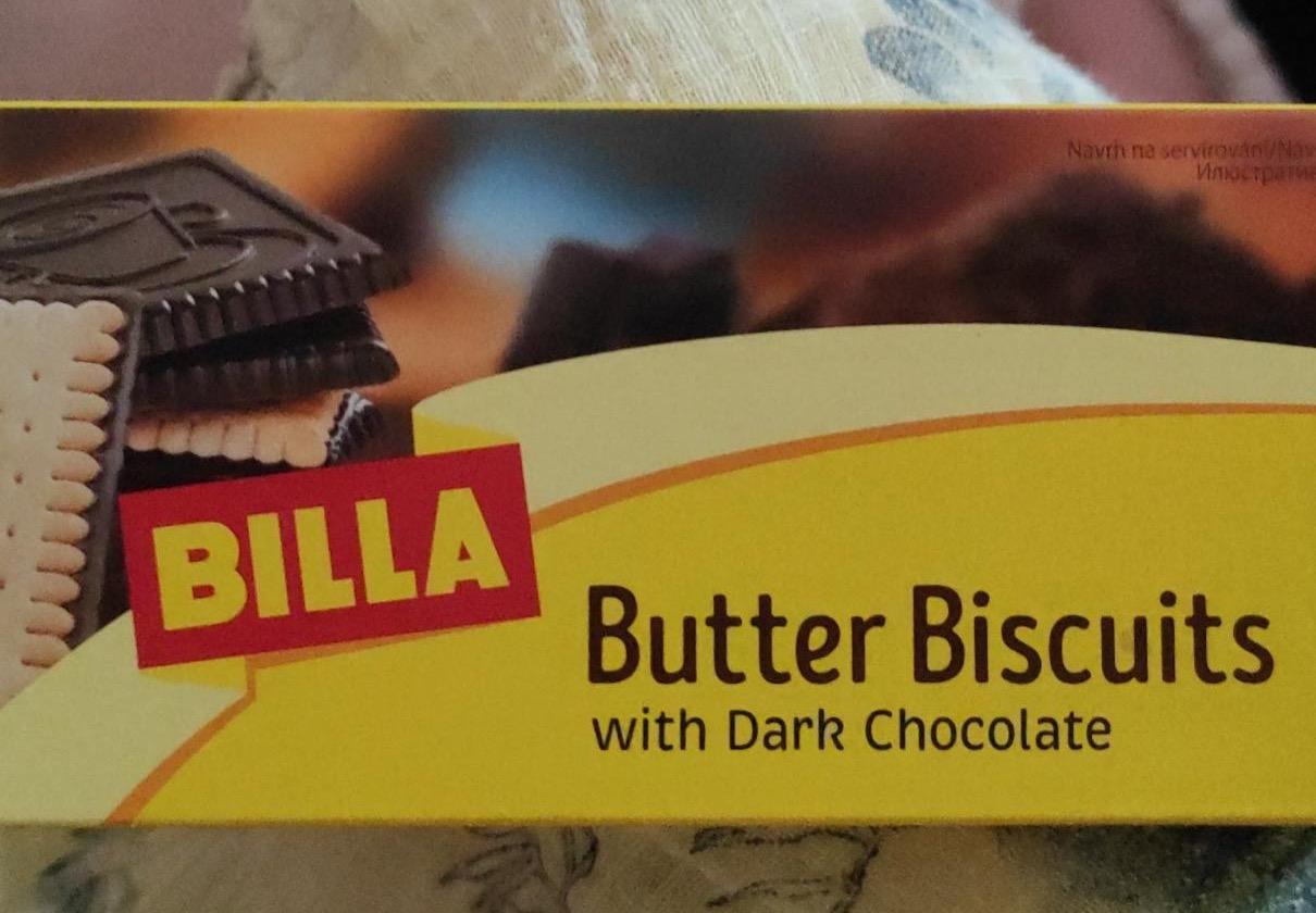 Képek - Butter biscuits with dark chocolate Billa