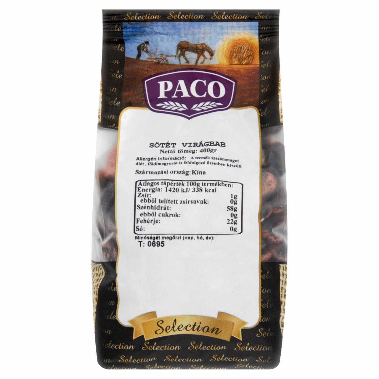 Képek - Paco Selection sötét virágbab 400 g