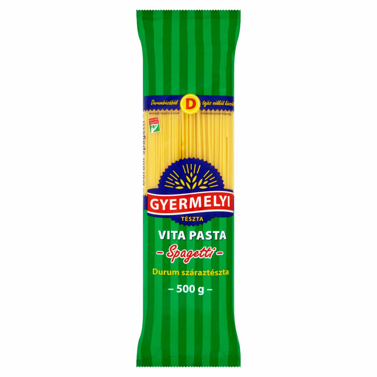 Képek - Gyermelyi Vita Pasta Spaghetti durum száraztészta 500 g
