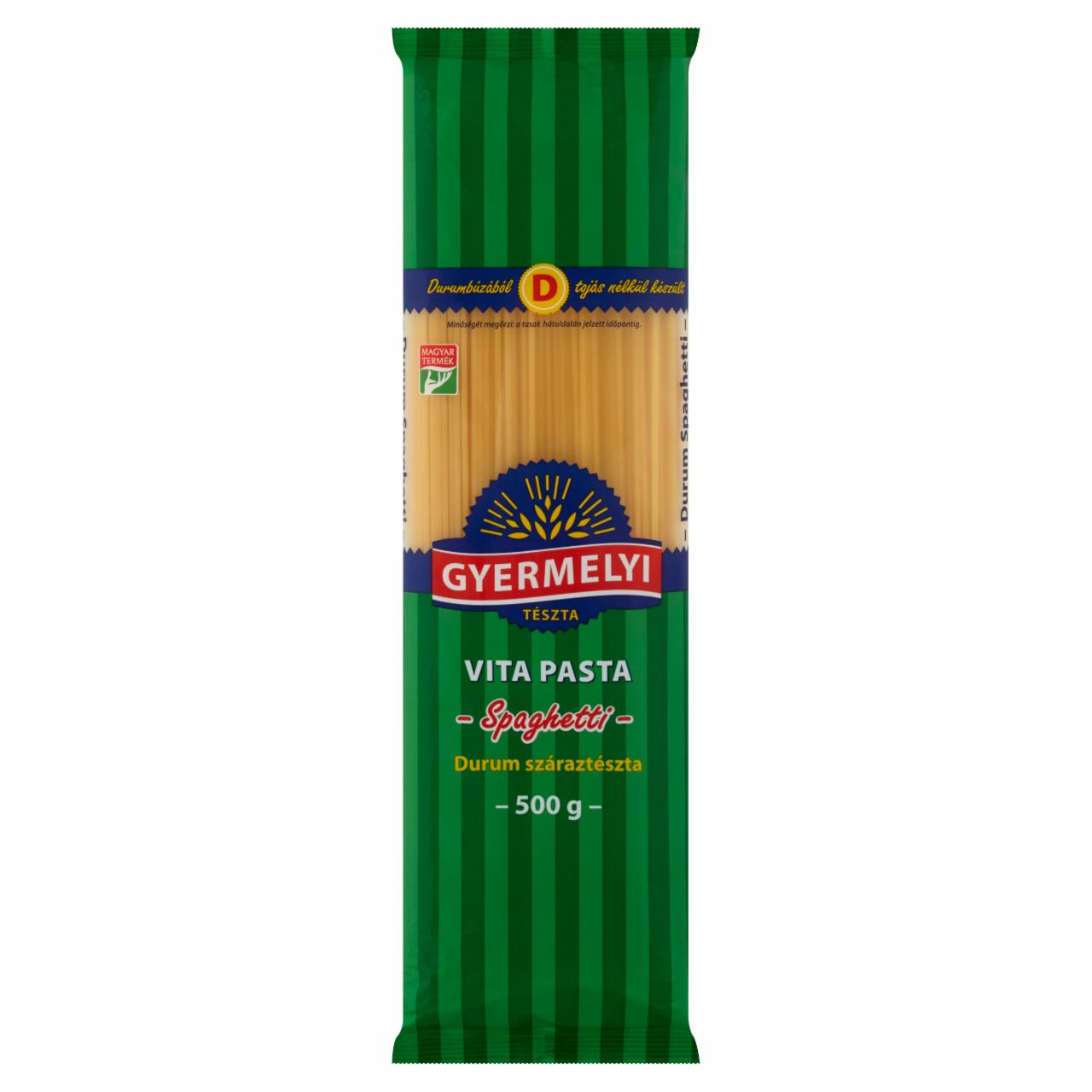 Képek - Gyermelyi Vita Pasta Spaghetti durum száraztészta 500 g