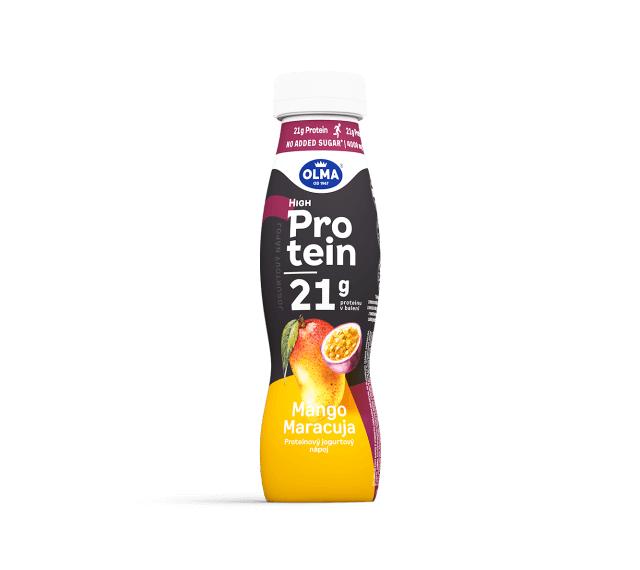 Képek - High protein mango maracuja proteinový jogurtový nápoj Olma
