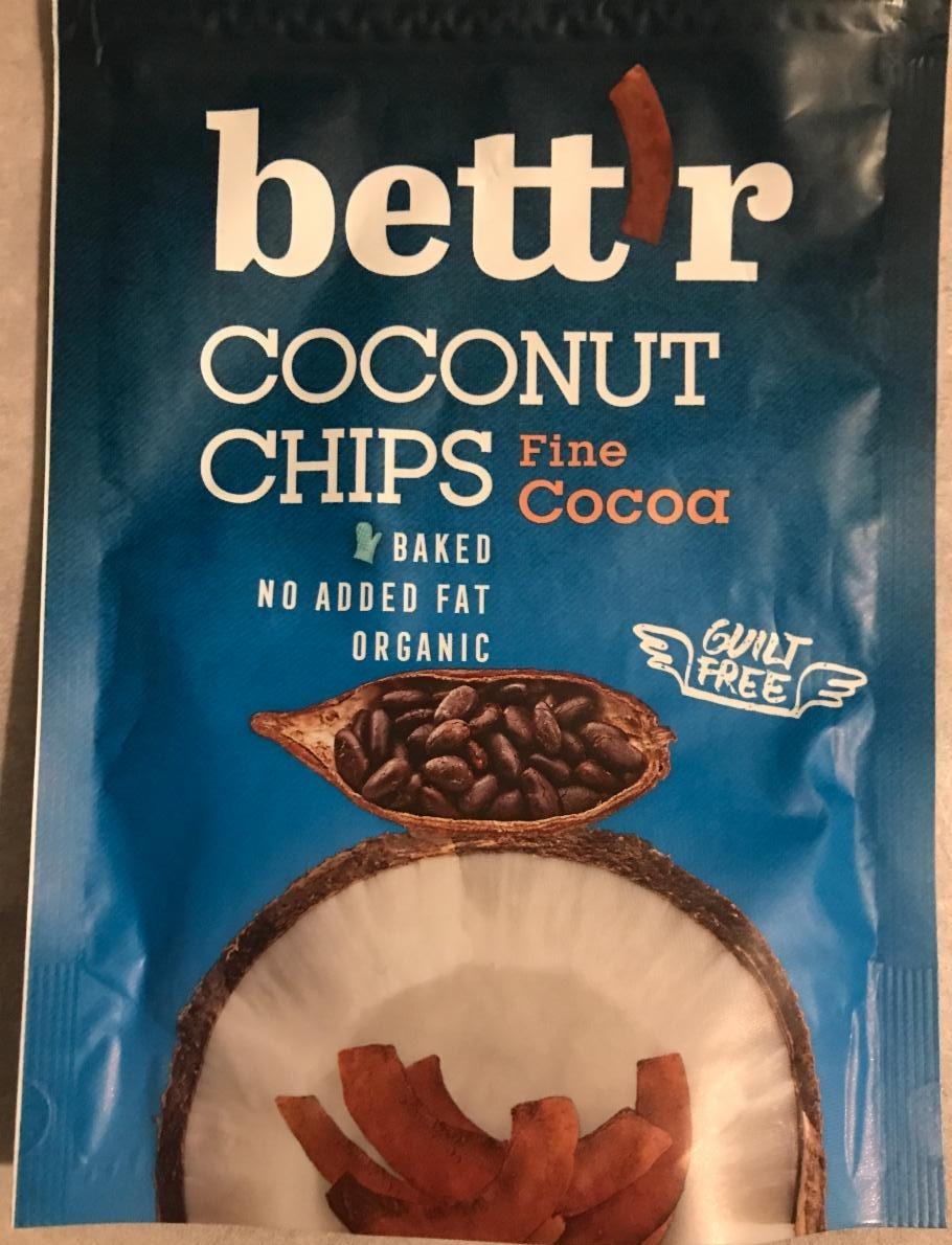 Képek - Bett'r bio kókusz chips,kakaópor