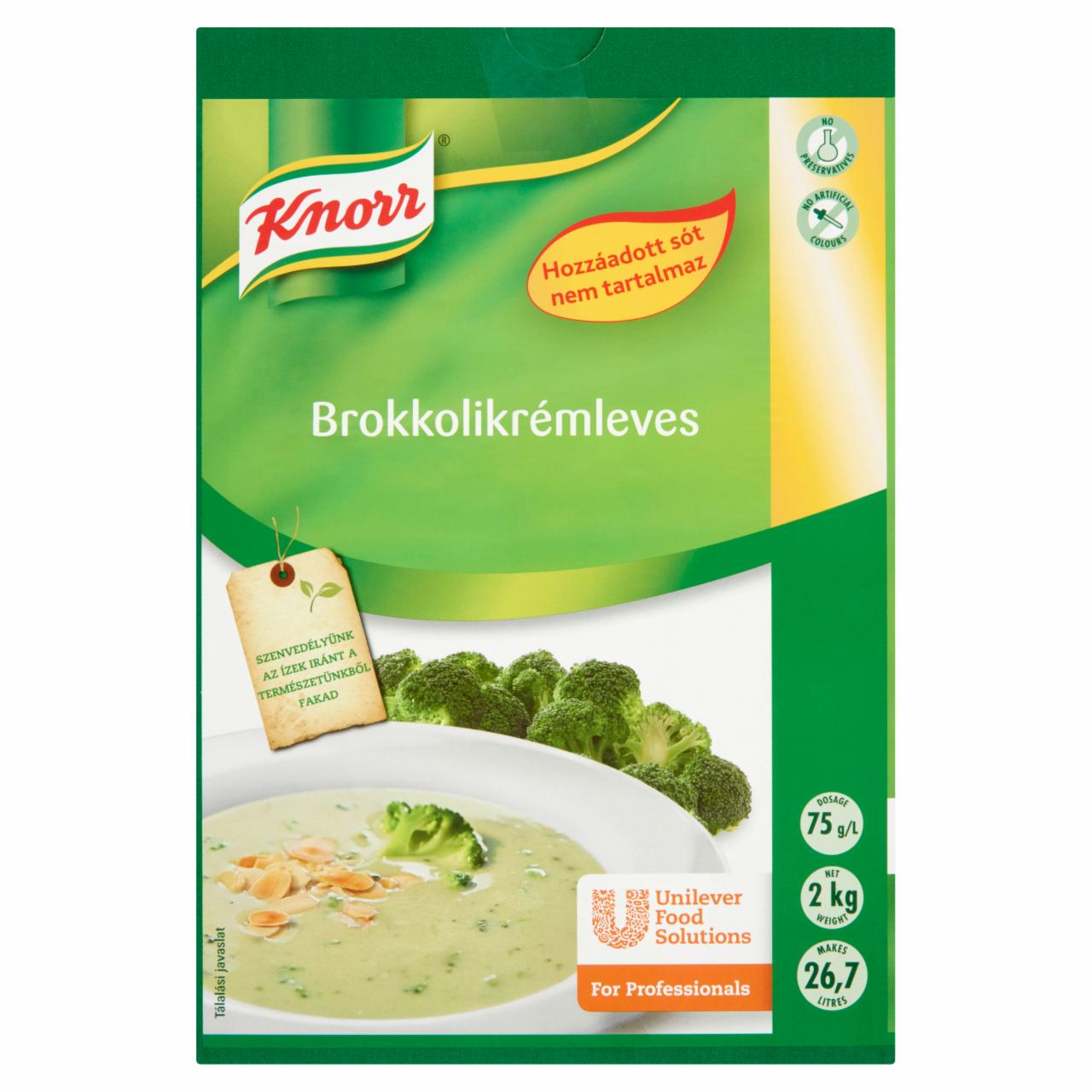 Képek - Knorr brokkolikrémleves alap hozzáadott só nélkül 2 kg