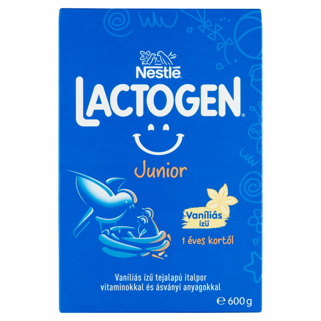 Képek - Nestlé Lactogen Junior vaníliás ízű tejalapú italpor 1 éves kortól 2 x 300 g (600 g)