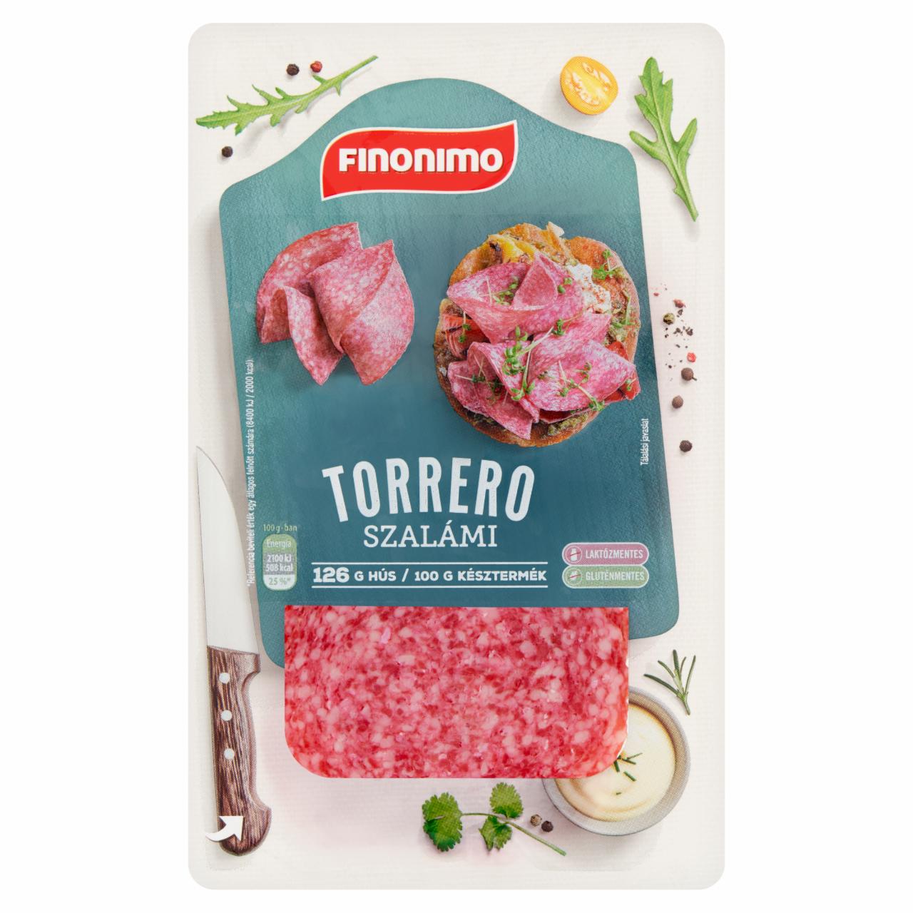 Képek - Finonimo Torrero szeletelt szalámi 65 g