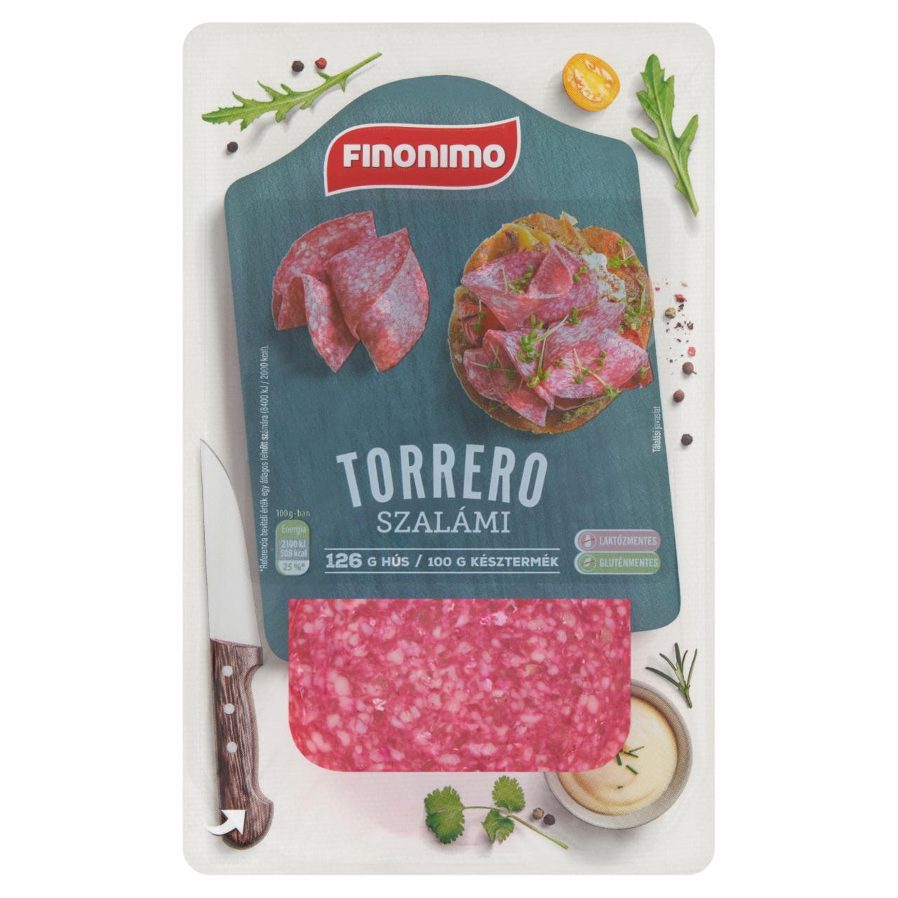 Képek - Finonimo Torrero szeletelt szalámi 65 g