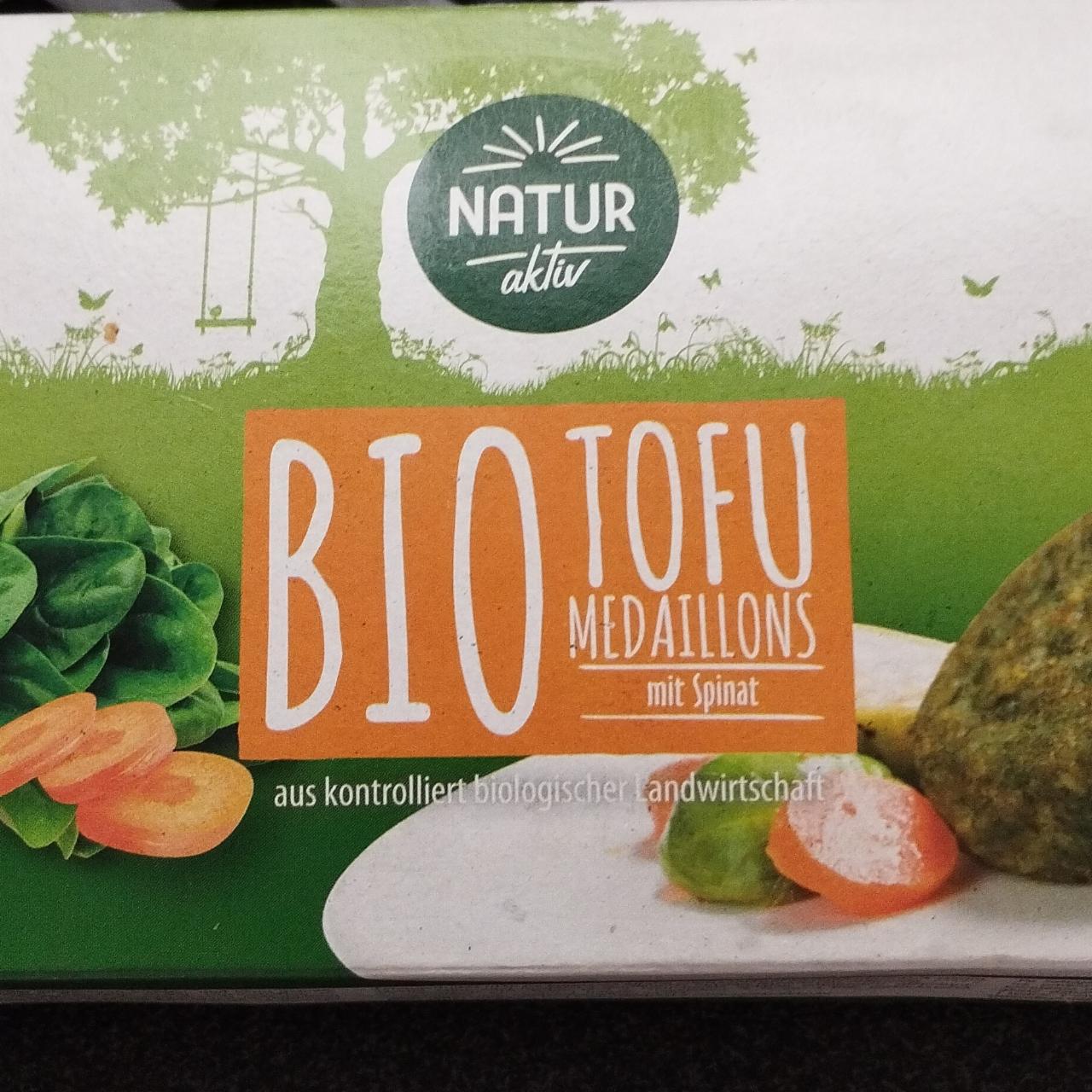 Képek - Bio tofu medaillons mit spinat Natur aktiv