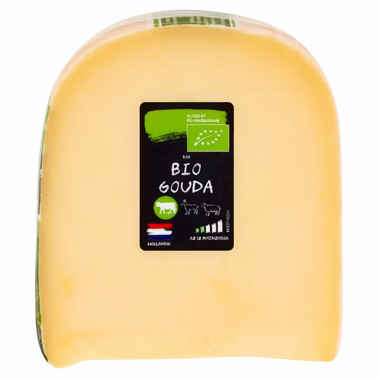 Képek - BIO Gouda félkemény, zsíros sajt