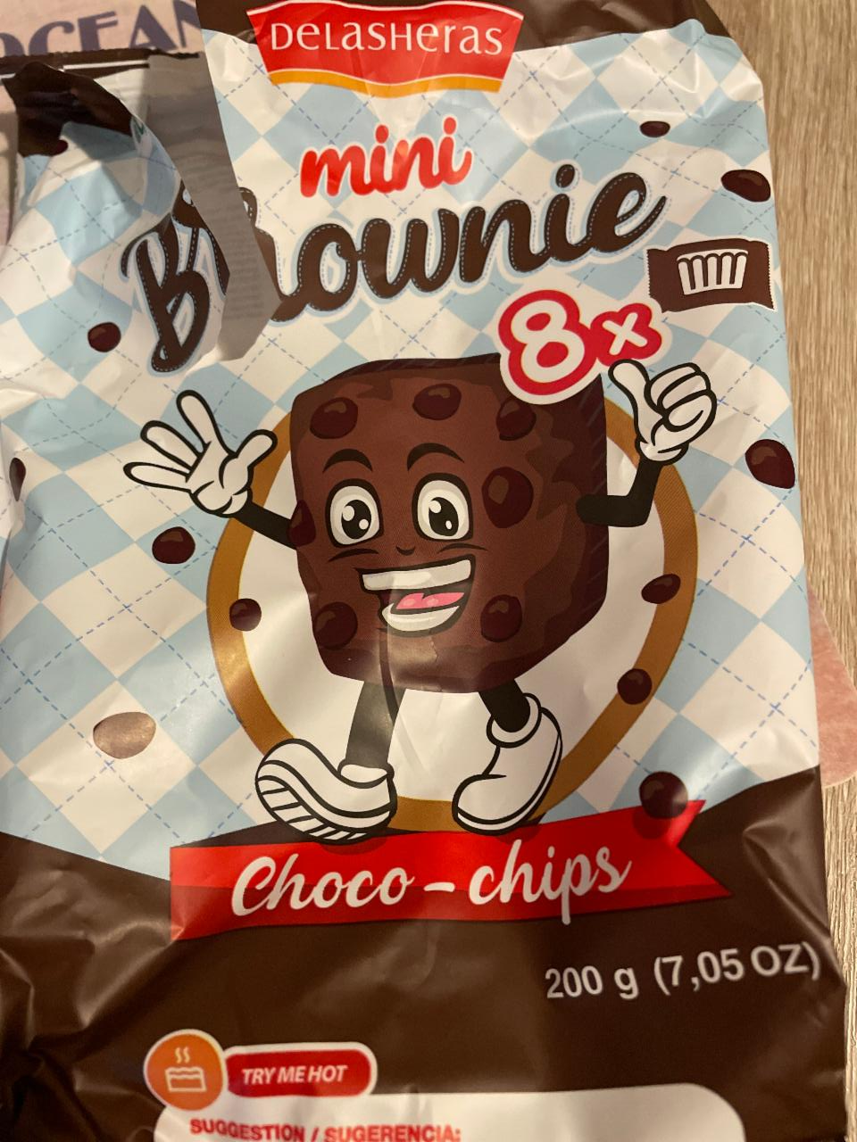 Képek - Mini brownie Choco - chips Delasheras