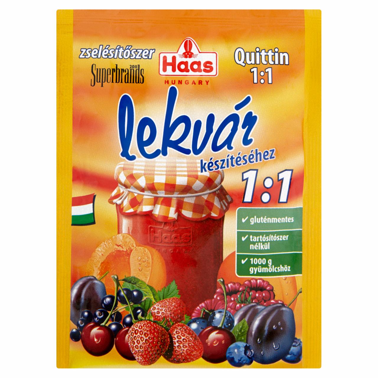 Képek - Haas Quittin 1:1 zselésítőszer 20 g