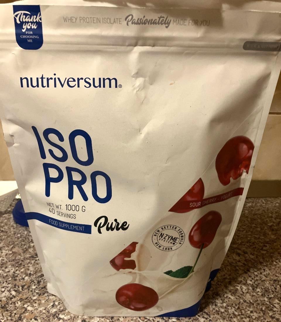 Képek - Iso Pro Sour Cherry - Yoghurt Nutriversum