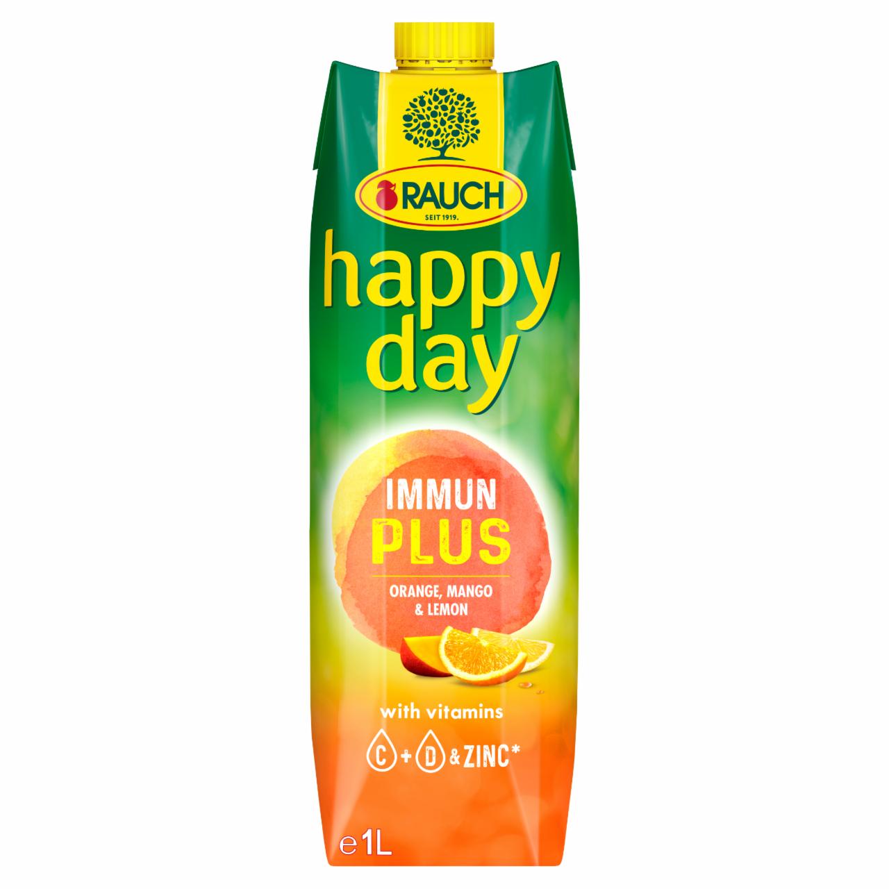 Képek - Rauch Happy Day Immun Plus vegyes gyümölcsnektár 2 vitaminnal és cinkkel 1 l