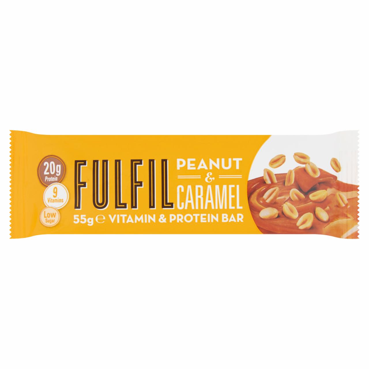 Képek - Fulfil mogyoró & karamell vitamin- és proteinszelet 55 g