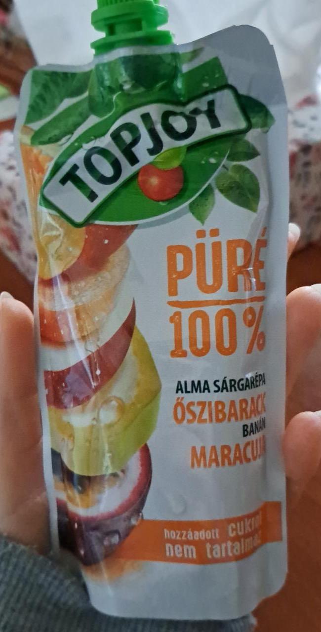 Képek - Püré 100% alma sárgabarack őszibarack banán maracuja Topjoy