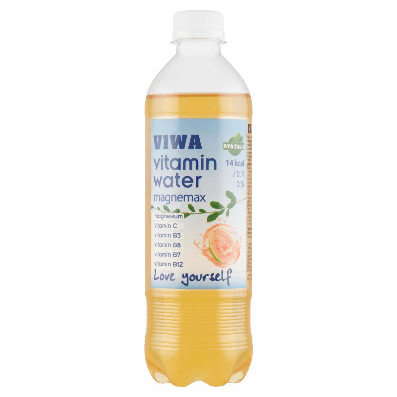 Képek - Viwa Vitaminwater narancs-guava ízű, csökkentett energiatartalmú szénsavmentes üdítőital 600 ml
