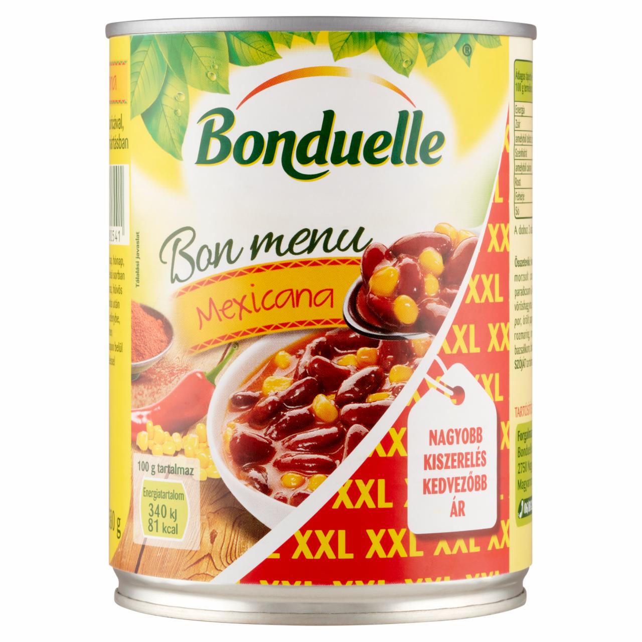 Képek - Bonduelle Bon menu vörösbab kukoricával, enyhe mexikói mártásban 580 g