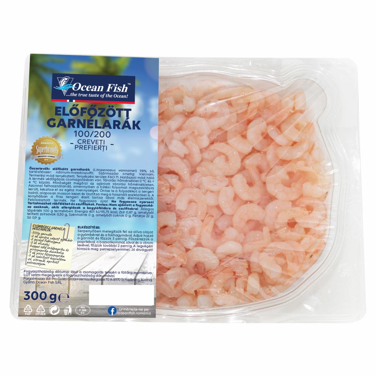 Képek - Oceán Fish előfőzött garnéla 100/200 300 g