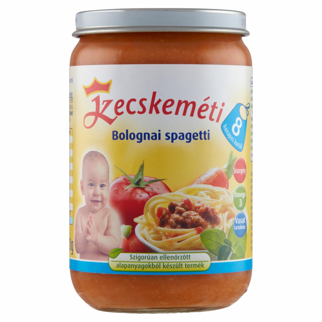 Képek - Kecskeméti bolognai spagetti komplett egytálétel hússal 8 hónapos kortól 220 g