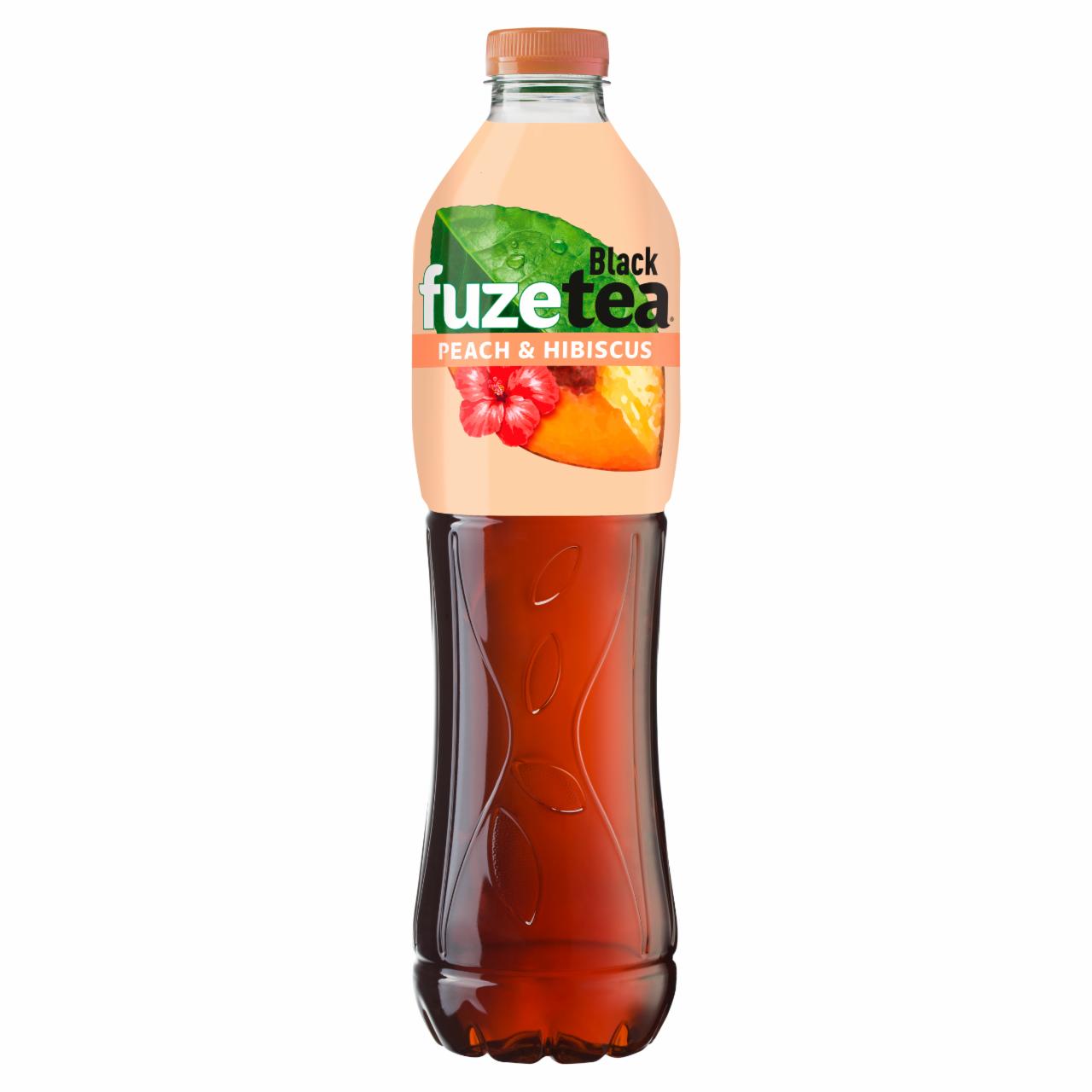 Képek - FUZETEA szénsavmentes őszibarack- és hibiszkuszízű üdítőital, cukorral és édesítőszerrel 1,5 l