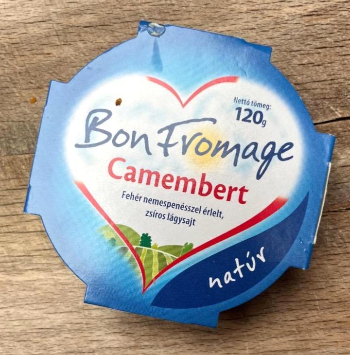 Képek - Bon Fromage Camembert natúr fehér nemespenésszel érlelt, zsíros lágysajt 120 g