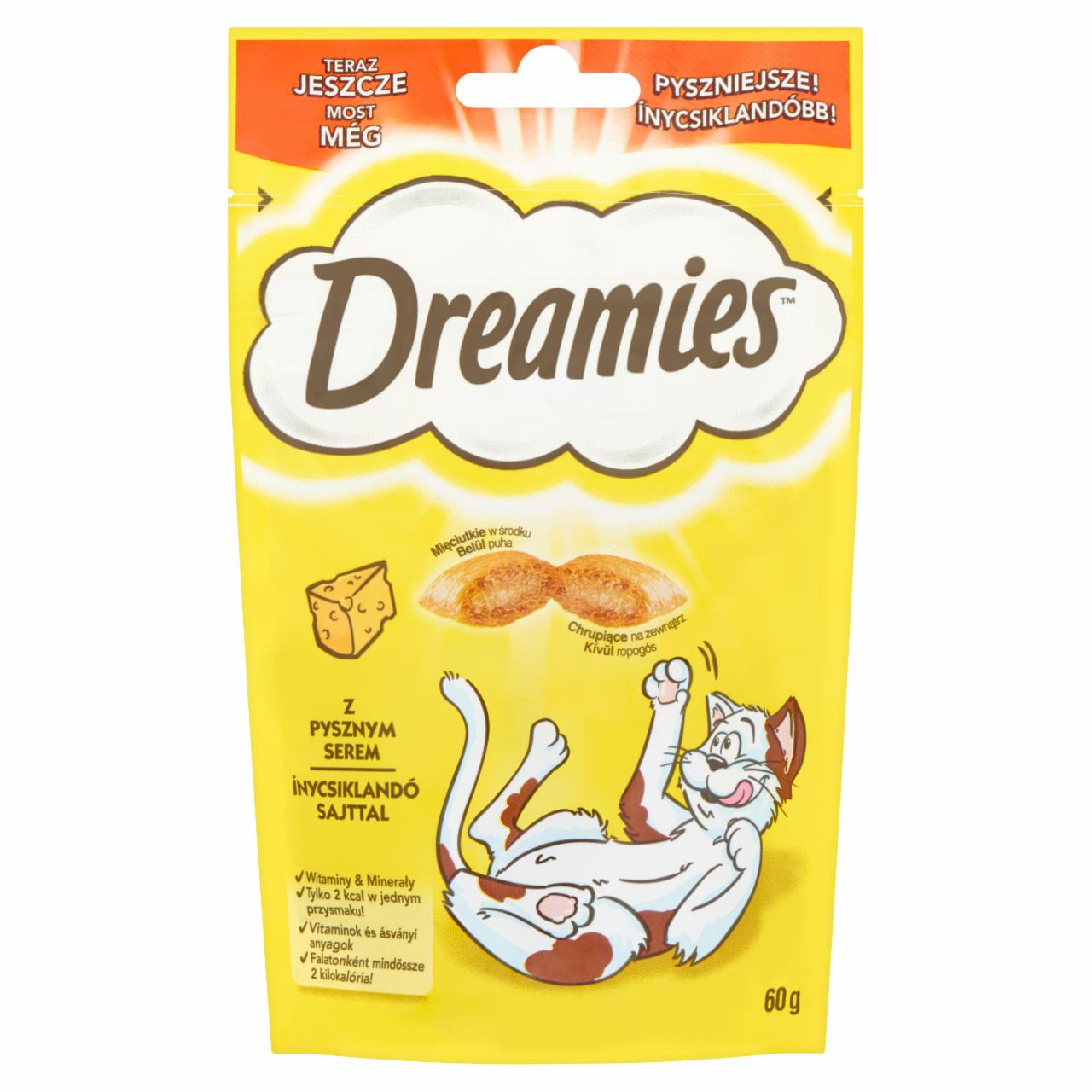Képek - Dreamies jutalomfalat macskák számára sajttal 60 g