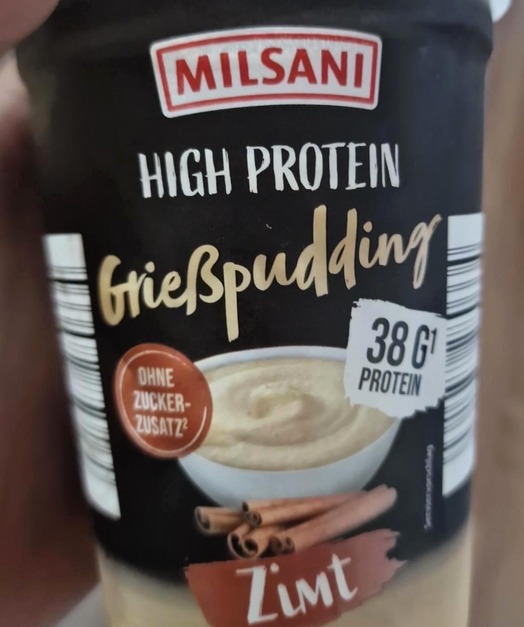 Képek - High protein grießpudding Milsani