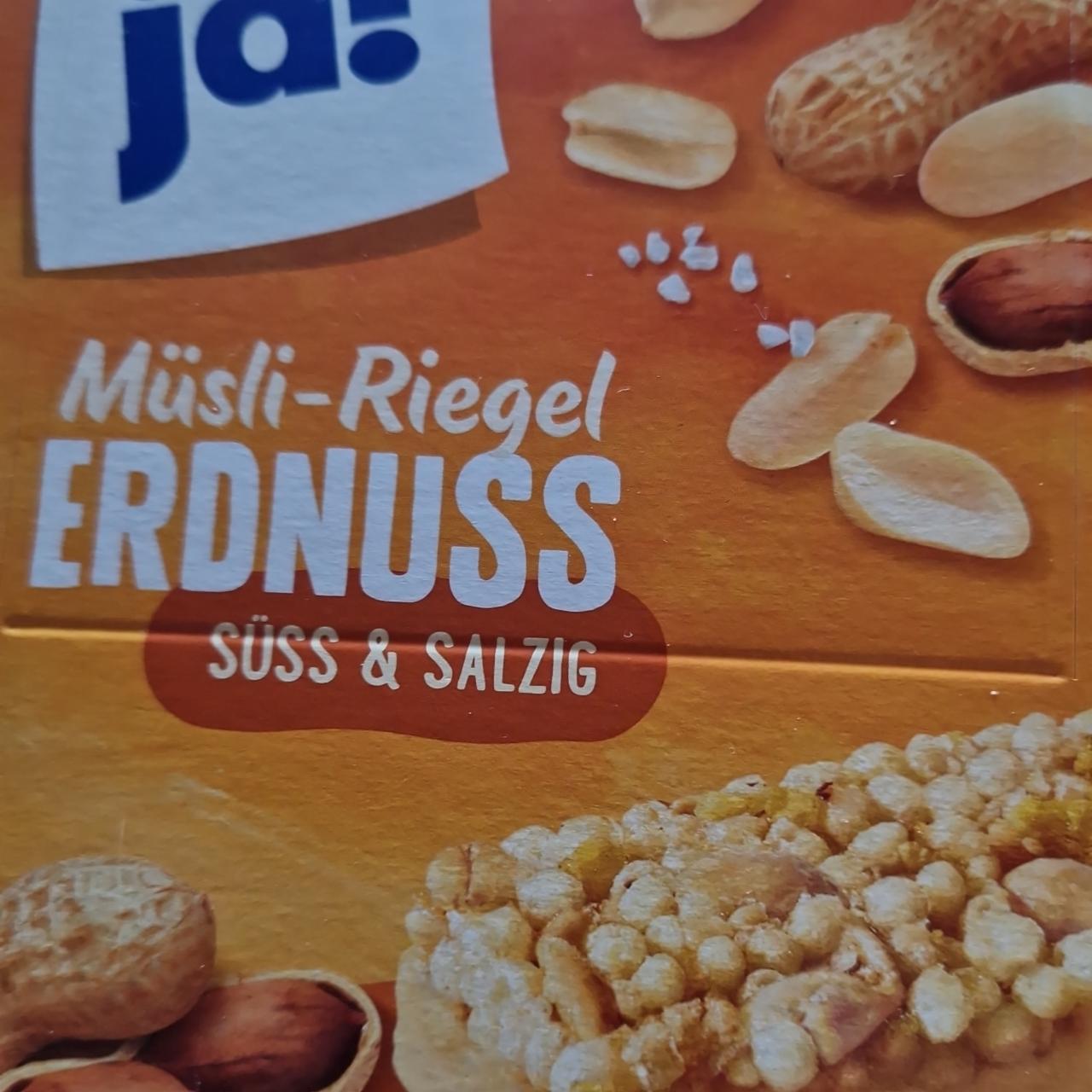 Képek - Müsli riegel erdnuss süss & salzig Ja!