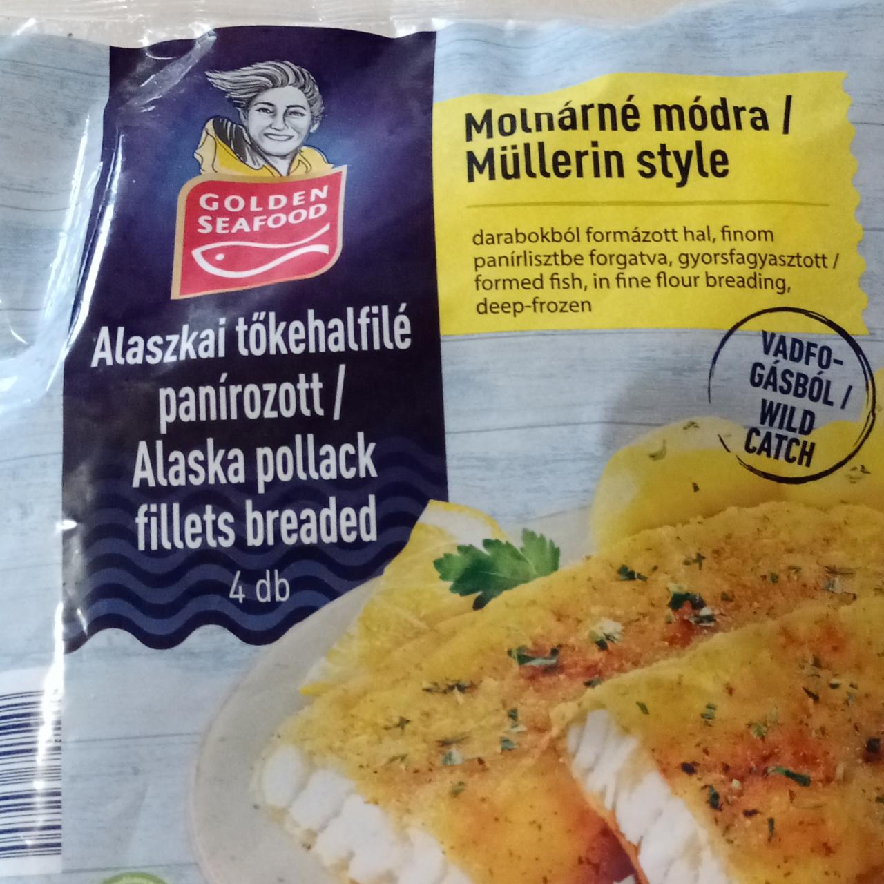 Képek - Alaszkai tőkehalfilé, panírozott Golden seafood