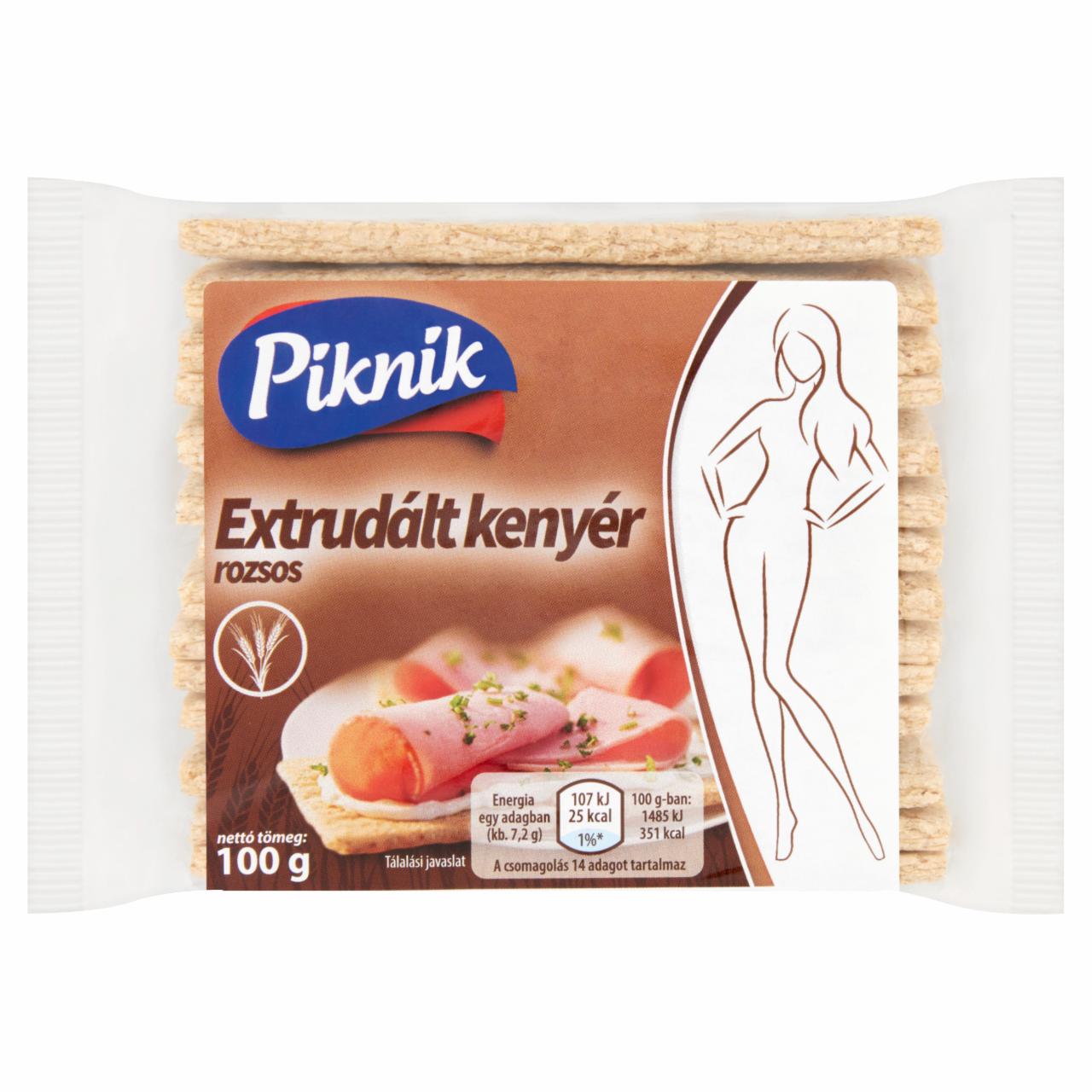Képek - Piknik rozsos extrudált kenyér 100 g