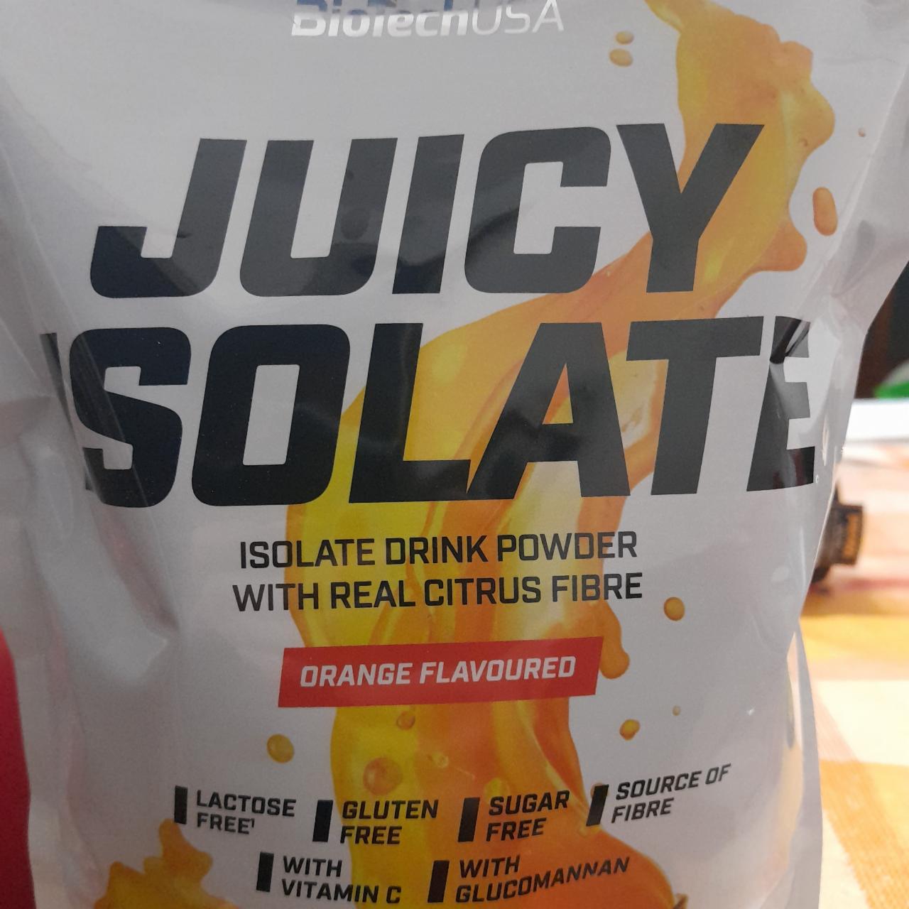 Képek - Juicy isolate Orange flavoured BioTechUSA