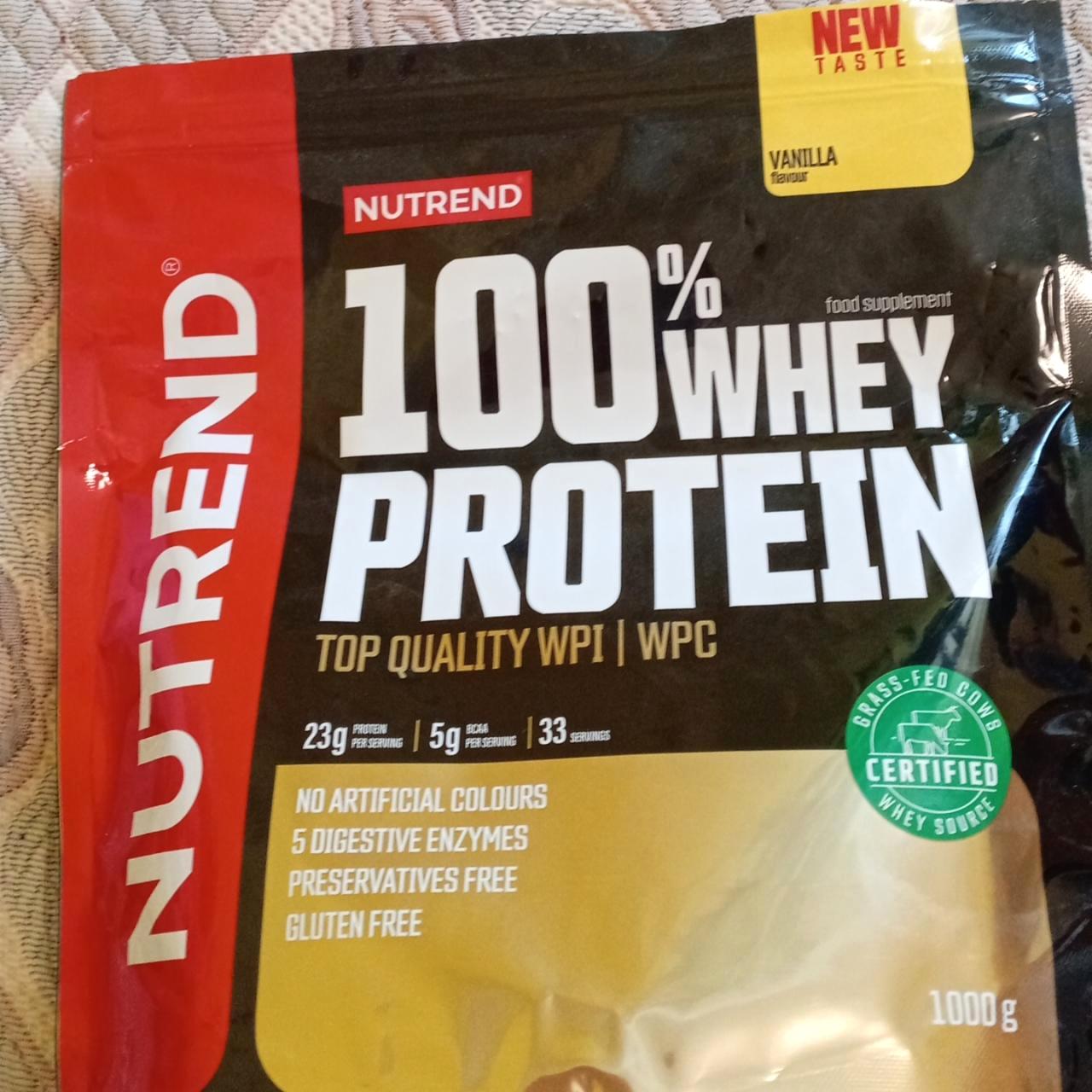 Képek - 100% whey protein vaníliás Nutrend