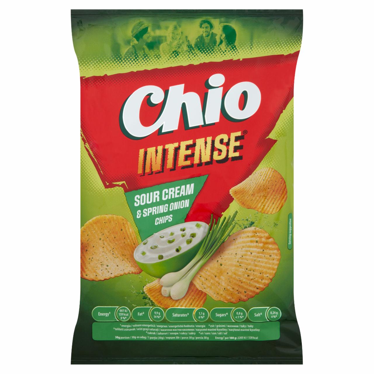 Képek - Chio Intense tejfölös-újhagymás ízű burgonyachips 65 g