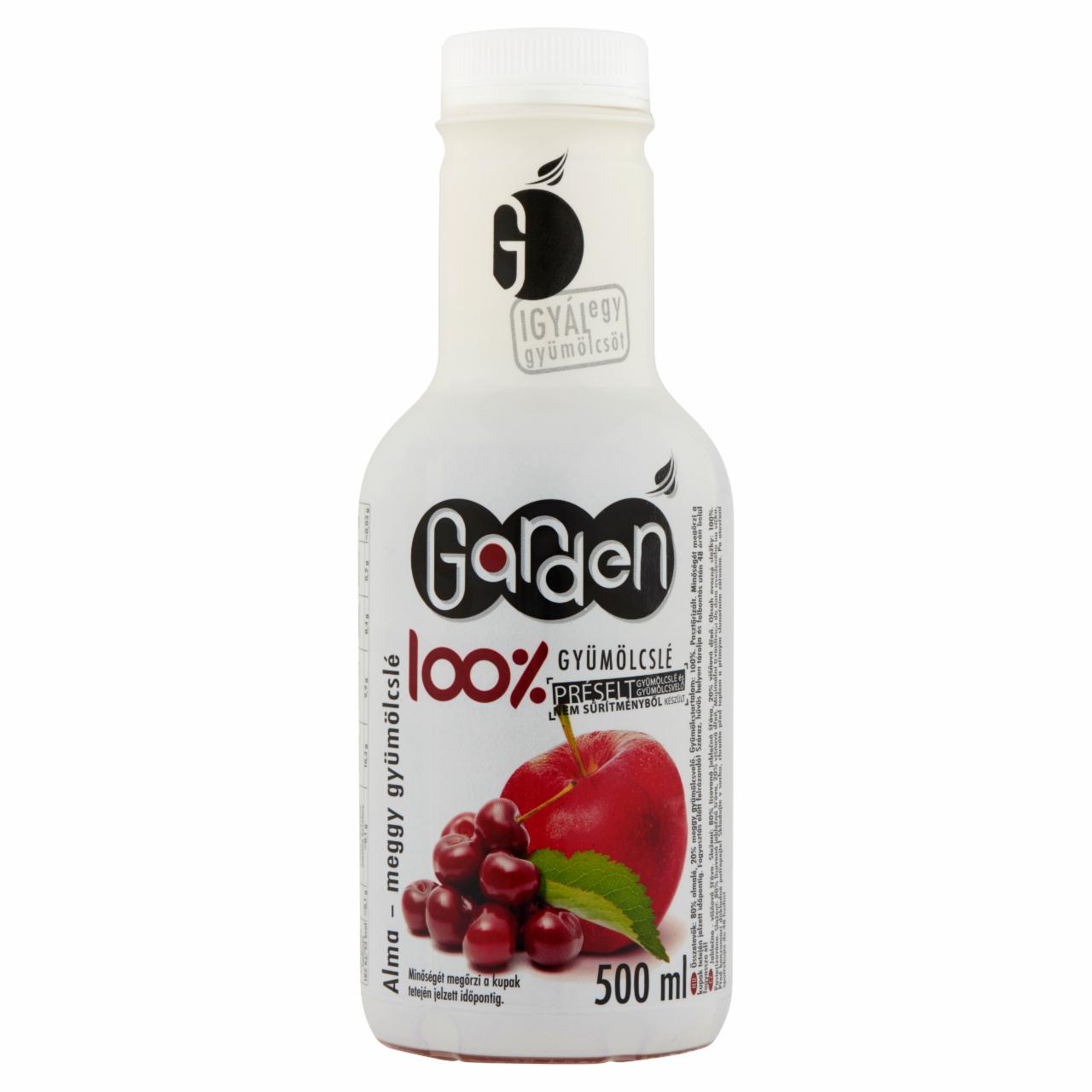 Képek - Garden alma-meggy 100%-os gyümölcslé 500 ml