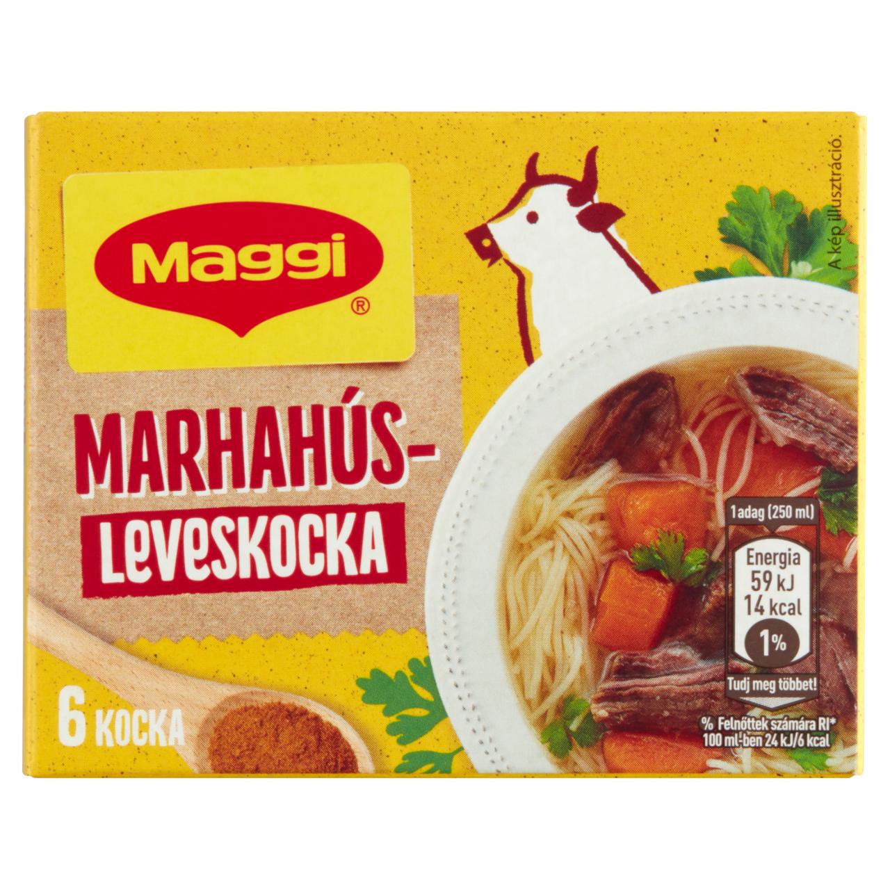 Képek - Maggi Marhahúsleves-kocka 60 g