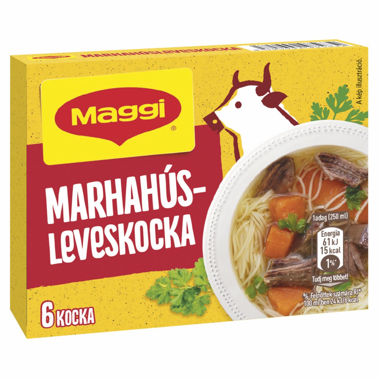 Képek - Maggi Marhahúsleves-kocka 60 g