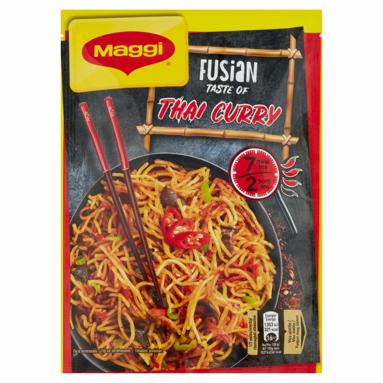 Képek - Maggi Fusian Pikáns Thai tészta curry-vel 128 g