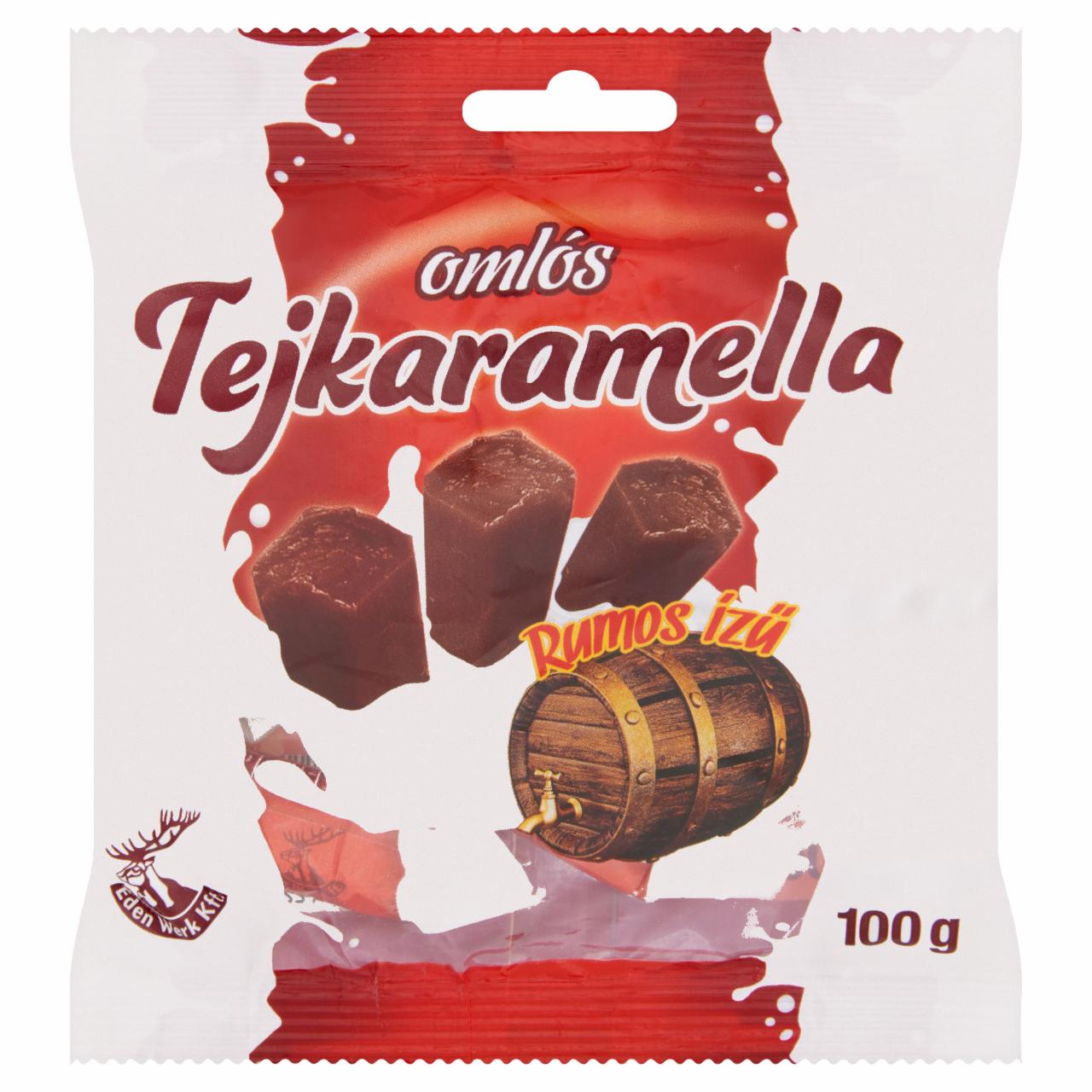 Képek - Omlós rumos ízű tejkaramella 100 g