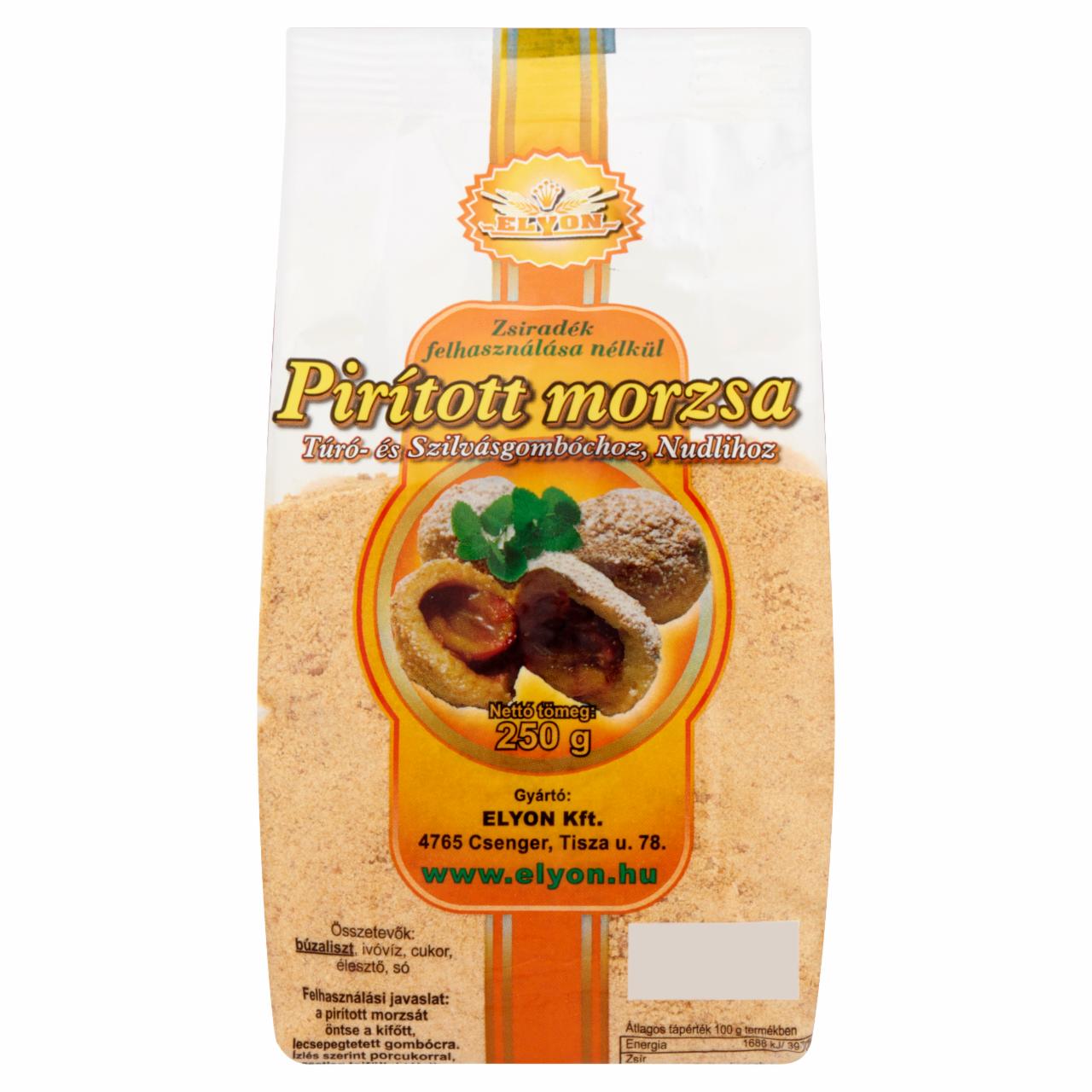 Képek - Elyon pirított morzsa 250 g