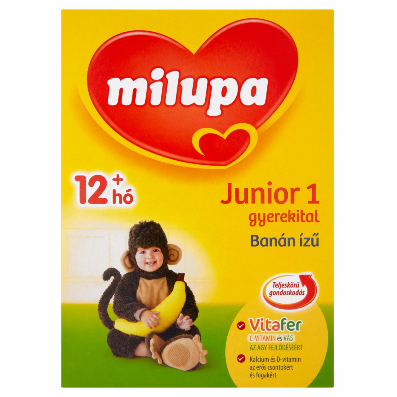 Képek - Milupa Junior 1 gyerekital banán ízű 12 hó+ 600 g