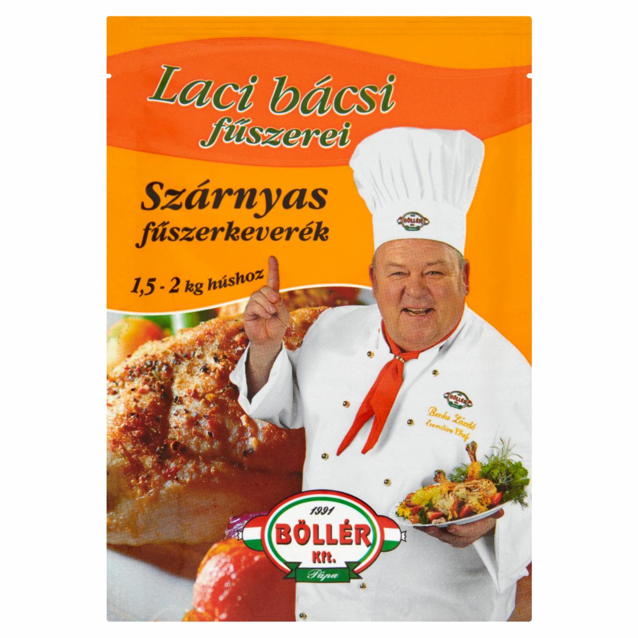 Képek - Böllér Laci Bácsi Fűszerei szárnyas fűszerkeverék 40 g