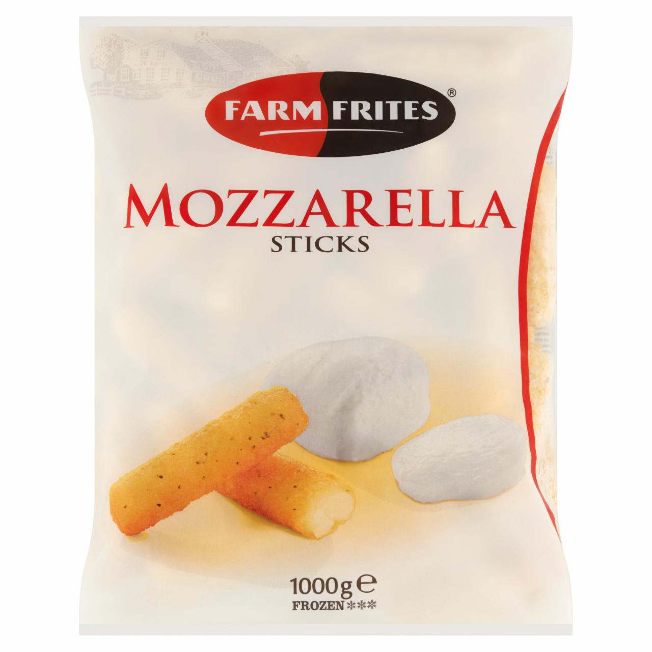 Képek - Farm Frites elősütött, mélyfagyasztott, panírozott mozzarella sajtrudak 1000 g
