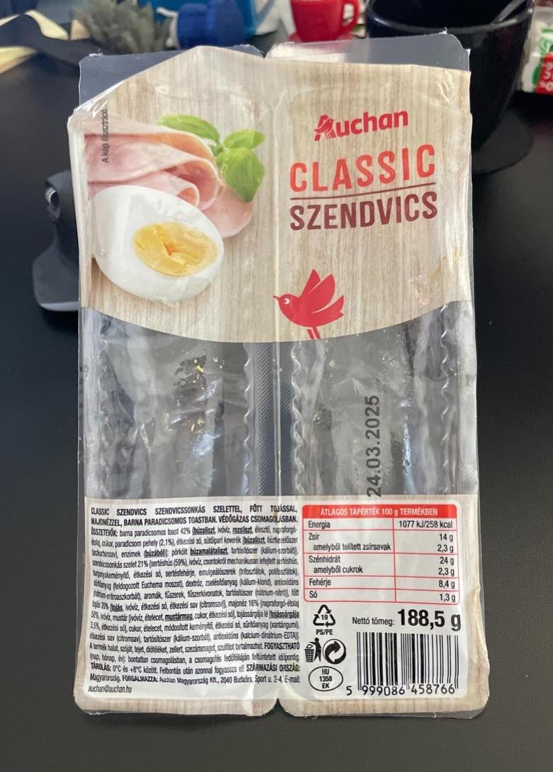 Képek - Classic szendvics Auchan