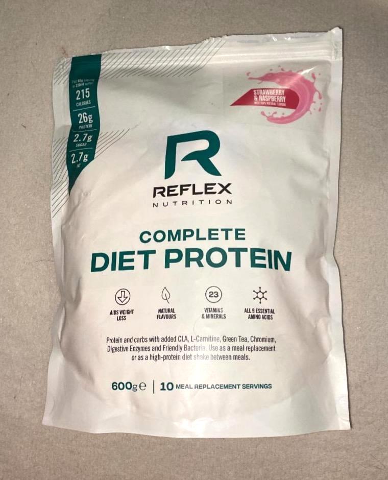 Képek - Complete Diet Protein - étkezés helyettesítő strawbery-raspberry Reflex Nutrition