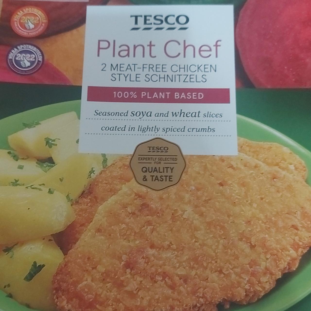 Képek - Plant Chef 2 Meat-free chicken style schnitzels Tesco